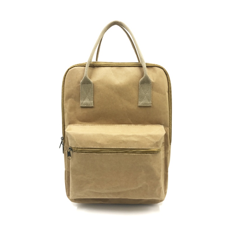 Washed Kraft Paper Backpack